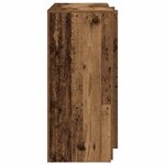 vidaXL Bureau de réception vieux bois 135x50x103 5cm bois d'ingénierie