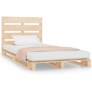 vidaXL Cadre de lit sans matelas 100x200 cm bois massif de pin