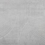 vidaXL Tapis IZA poils courts style scandinave gris Ø 80 cm