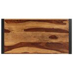 vidaXL Table de salle à manger 120x60x76 cm Bois de Sesham solide