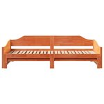 vidaXL Lit de jour et lit gigogne sans matelas 90x200 cm bois massif