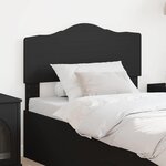 vidaXL Tête de lit avec tête de lit Chêne noir 75 cm Bois d'ingénierie