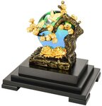 Pièce de monnaie en Cupronickel - Or g Millésime 2024 Miniature with Glass AUSPICIOUS MAGPIE WITH PEONY