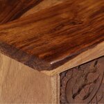 vidaXL Meuble TV Bois massif de Sesham 120 x 30 x 40 cm