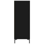 vidaXL Buffet noir 34 5x32 5x90 cm bois d'ingénierie