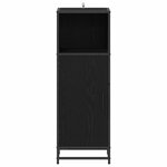 vidaXL Ensemble de mobilier de salle de bain avec étagère Chêne noir