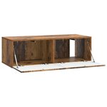 vidaXL Meuble TV mural Bois ancien 98 x 41 x 30 cm Bois d'ingénierie