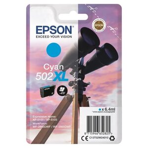 Epson cartouche jumelles - cyan xl 502