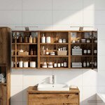 vidaXL Ensemble de Meubles de Salle de Bain 3 Pièces 100 x 10 5 x 50 cm