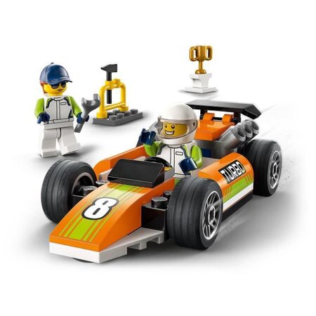 Lego 60322 city great vehicles la voiture de course jouets créatifs style formule  1 pour enfants +4 ans avec minifigures - La Poste