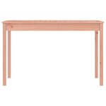 vidaXL Table de jardin 121x82 5x76 cm bois massif de douglas