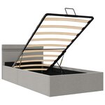 vidaXL Cadre de lit à rangement hydraulique sans matelas 90x200 cm