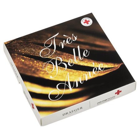 Lot de 6 cartes de voeux avec enveloppe  coffret croix-rouge très belle année - draeger paris