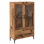 vidaXL Haut Armoire Bois Ancien 69 5 x 31 x 115 cm Bois d'ingénierie