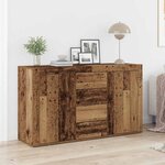 vidaXL Buffet Bois ancien 120 x 36 x 69 cm Bois d'ingénierie