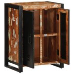 vidaXL Buffet multicolore 55x35x70 cm bois massif récupération