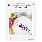 Coffret diy - broderie décorative - solidarité