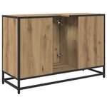 vidaXL Cabinet de salle de bain Chêne artisanal 90 x 33 x 60 cm