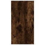 vidaXL Table console Chêne fumé 100x39x75 cm Bois d'ingénierie