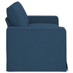 vidaXL Canapé Bleu 182 x 80 x 82 cm tissu