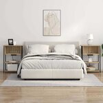 vidaXL Cabinet de chevet Chêne Sonoma 55 x 31 x 76 cm