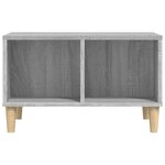 vidaXL Table basse Sonoma gris 60x50x36 5 cm Bois d'ingénierie