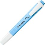 Blister 4 surligneurs STABILO swing cool Pastel - abricot + bleu + mauve + gris STABILO