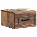 vidaXL Cabinet de chevet mural Bois ancien 34 5 x 33 x 20 cm