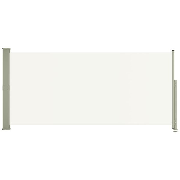 vidaXL Auvent latéral rétractable de patio 140x300 cm Crème