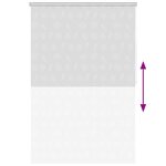 vidaXL Store roulant de douche 140x240 cm Étoile de mer