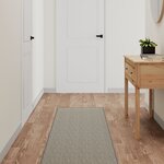 vidaXL Tapis de couloir aspect sisal taupe 50x300 cm