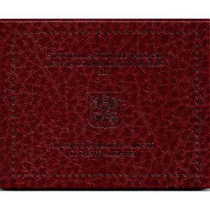 2 euros Vatican 2021 Dante Alighieri en coffret BU.