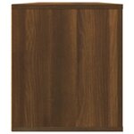 vidaXL Meuble TV Chêne marron 100x35x40 cm Bois d'ingénierie