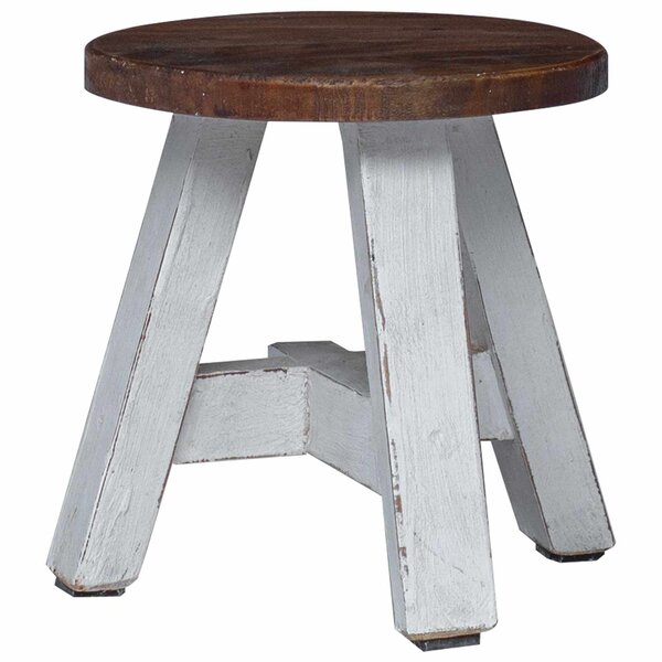 vidaXL Tabouret Naturel 22 x 22 x 24 cm Bois d'Acajou