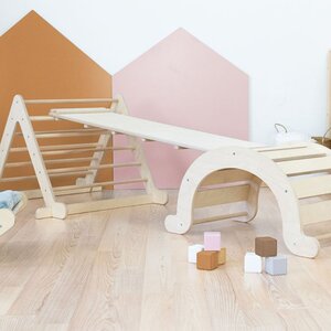 Jeu d'équilibre et motricité PIKY - bois naturel