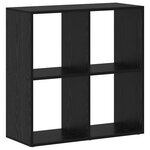 vidaXL Bibliothèque Chêne noir 69.5 x 29 x 69.5 cm Bois d'ingénierie