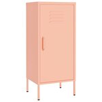 vidaXL Armoire de rangement Rose 42 5x35x101 5 cm Acier