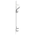 vidaXL Porte-manteau mural Blanc 90 x 40 x 10 cm Bois d'ingénierie