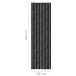 vidaXL Moustiquaire Anthracite 90x200 cm Chenille