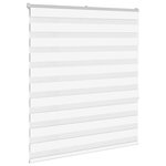 vidaXL Store zèbre blanc 120x150 cm largeur du tissu 115 9cm polyester