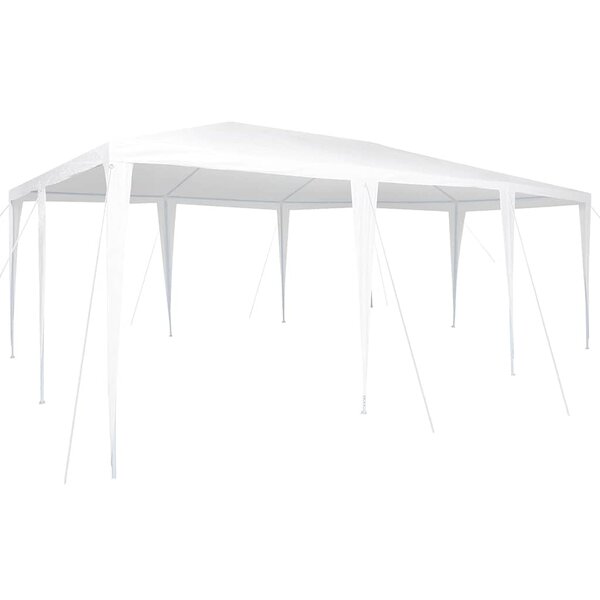 vidaXL Tente de fête Blanc 600 x 400 x 266 cm Polyester et Acier