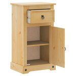vidaXL Armoire de salle de bain Corona 45x33x80 cm bois de pin massif