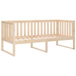 vidaXL Lit de jour sans matelas 90x200 cm bois de pin massif