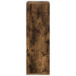 vidaXL Buffet avec tiroir Chêne fumé 30 5 x 27 x 84 5 cm