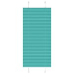 vidaXL Store plissé vert pétrole 55x100 cm largeur du tissu 54 4 cm