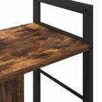 vidaXL Étagère Chêne fumé 75 x 30 x 58 5 cm Bois d'ingénierie