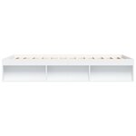 vidaXL Cadre de lit blanc 160x200 cm