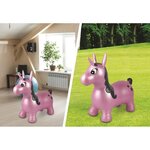 LEXIBOOK - Licorne Sauteuse Gonflable - Violet - Mixte - A partir de 3 ans