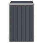 vidaXL Abri de poubelle Anthracite 72x81x121 cm Acier