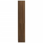 vidaXL Bibliothèque 4 niveaux Chêne marron 80x24x142cm Bois ingénierie